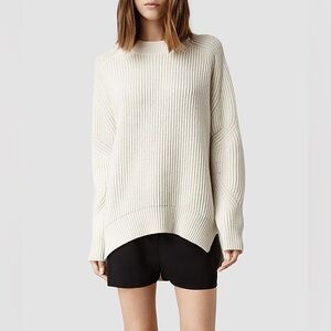 All Saints Quinta Wool Alpaca Chunky Knit Jumper Sweater Medium